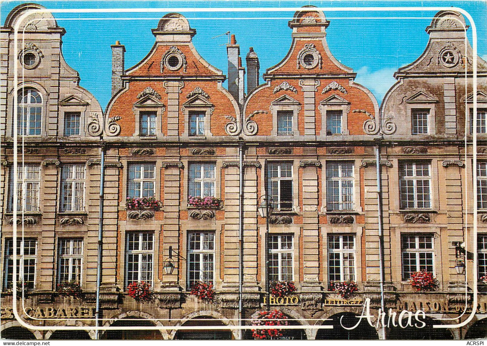 Regard Sur ARRAS Maisons A Pignon De Style Flamand 24(scan Recto-verso) MC2459 - Arras