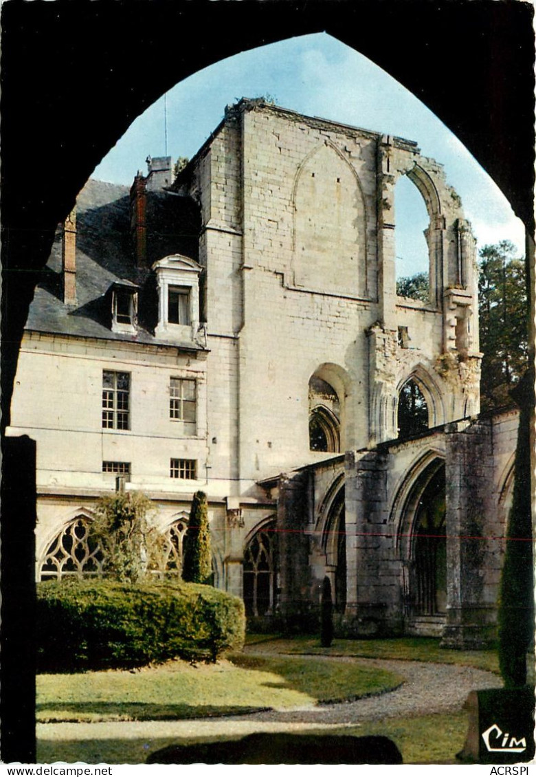 SAINT WANDRILLE Abbaye De Fontenelle Jardins Du Cloitre Et Ruines Du Transept 28(scan Recto-verso) MC2495 - Saint-Wandrille-Rançon