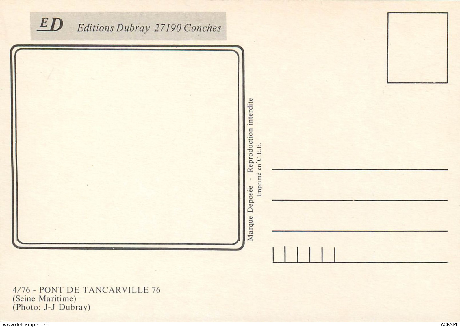 PONT DE TANCARVILLE 22(scan Recto-verso) MC2495 - Tancarville