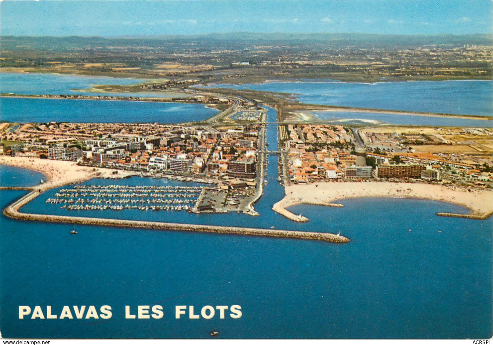 PALAVAS LES FLOTS Vue Aerienne 26(scan Recto-verso) MC2493 - Palavas Les Flots