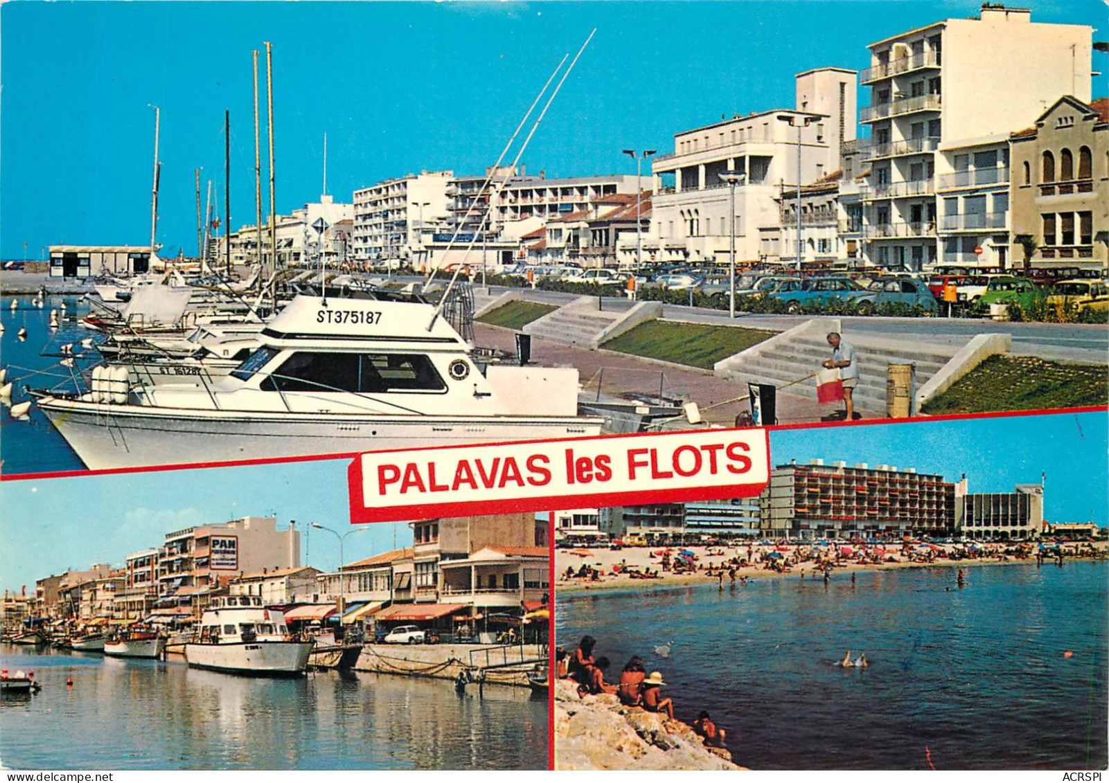 PALAVAS LES FLOTS Souvenirs 5(scan Recto-verso) MC2492 - Palavas Les Flots