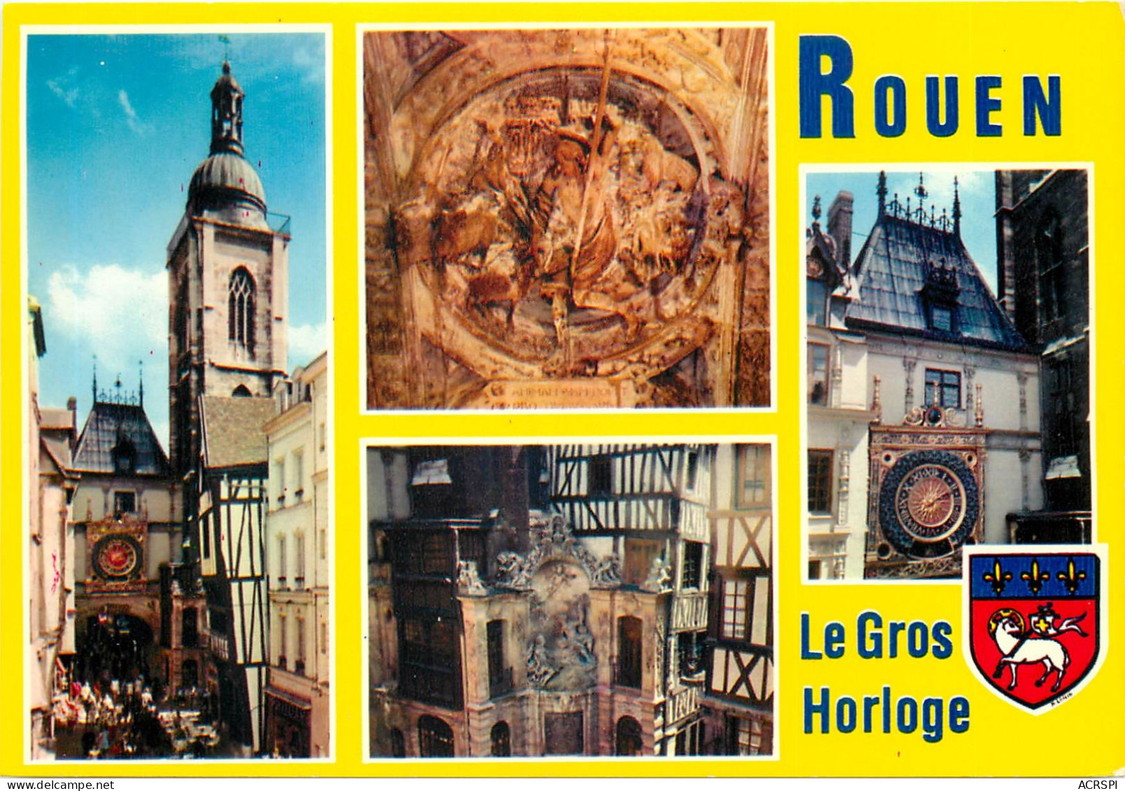 ROUEN Le Gros Horloge Et La Fontaine 12(scan Recto-verso) MC2491 - Rouen