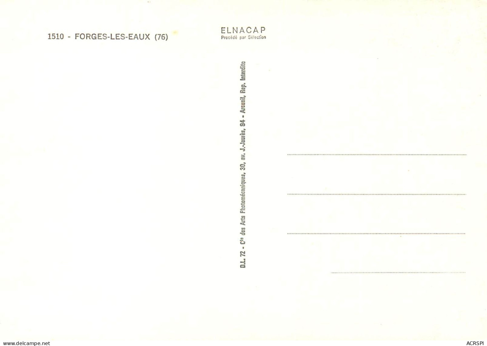 FORGES LES EAUX 6(scan Recto-verso) MC2491 - Forges Les Eaux
