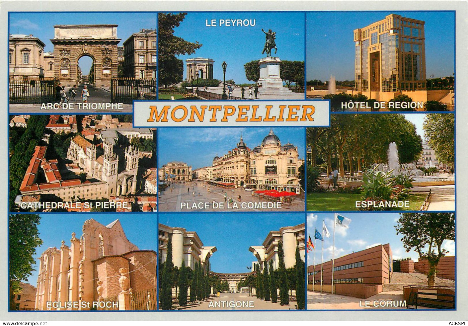 MONTPELLIER Capitale Du Languedoc 23(scan Recto-verso) MC2490 - Montpellier