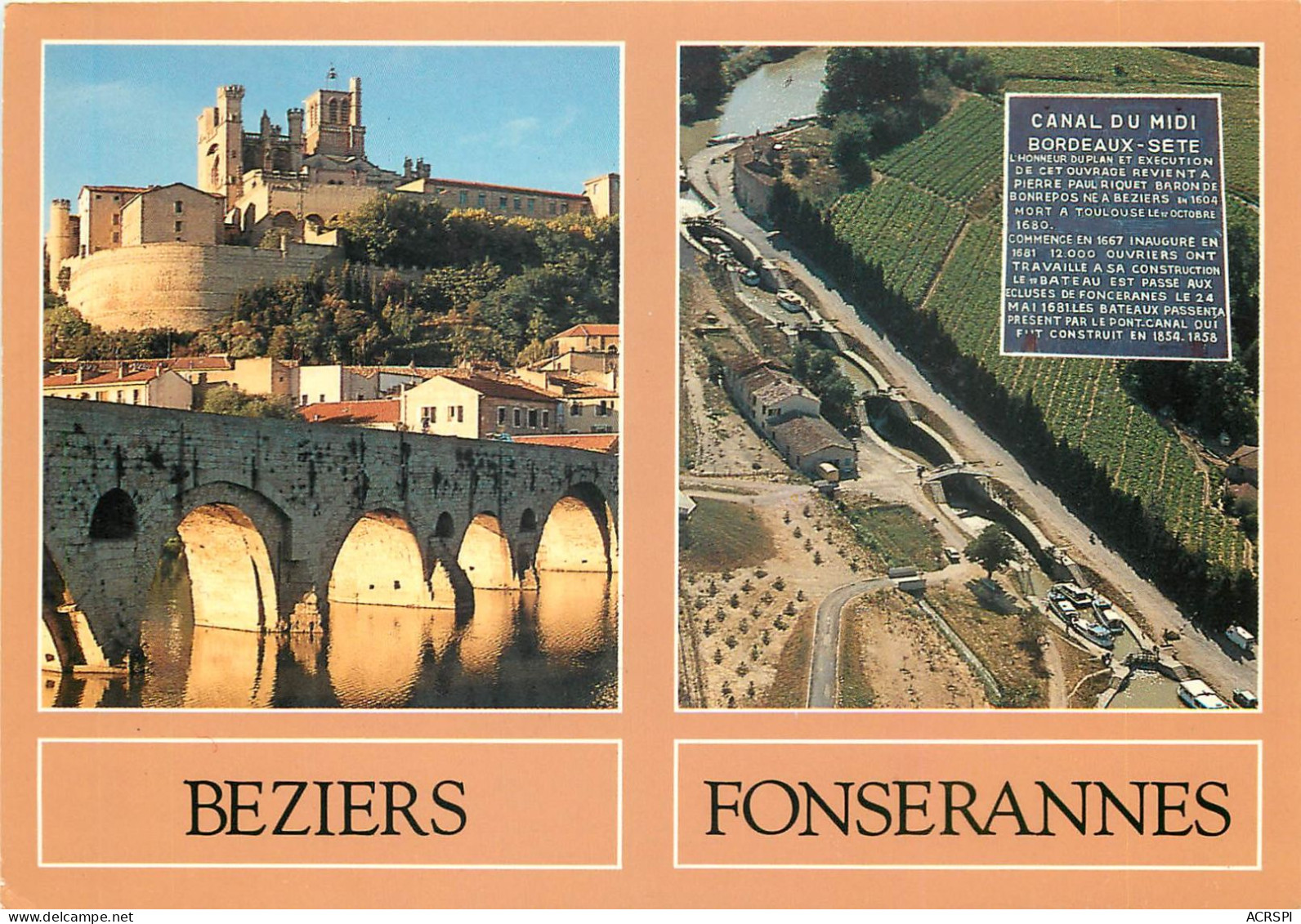 BEZIERS Les Neuf Ecluses Et St Nazaire 9(scan Recto-verso) MC2489 - Beziers