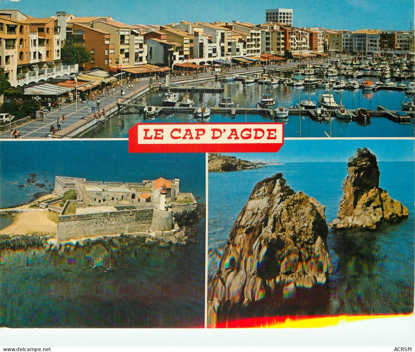 LE CAP D AGDE Le Port De Plaisance 12(scan Recto-verso) MC2487 - Agde