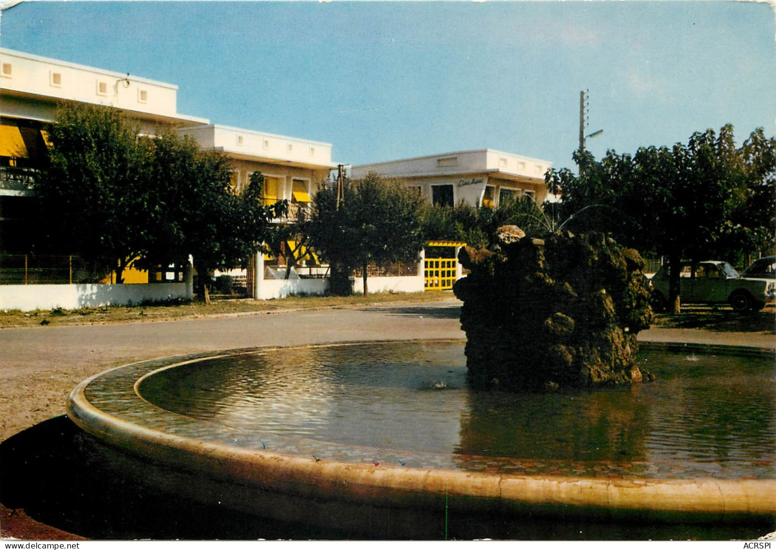 MARSEILLAN PLAGE Le Bassin Et Le Jet D Eau 22(scan Recto-verso) MC2485 - Marseillan