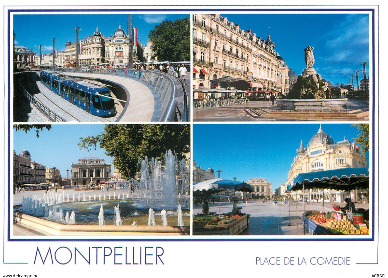 MONTPELLIER L Aplace De La Comedie 13(scan Recto-verso) MC2485 - Montpellier