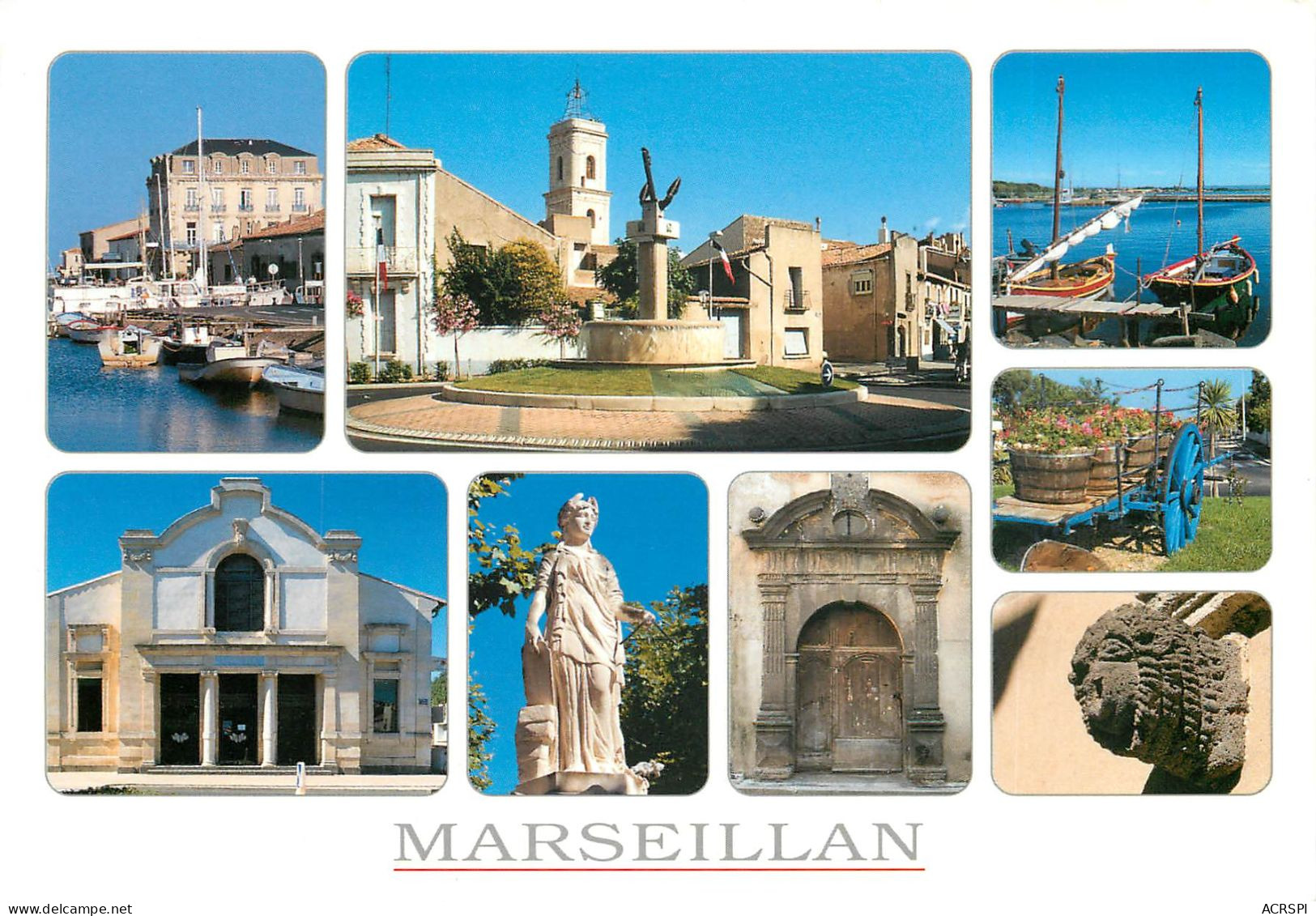 MARSEILLAN Charmant Village De Pecheurs 2(scan Recto-verso) MC2485 - Marseillan