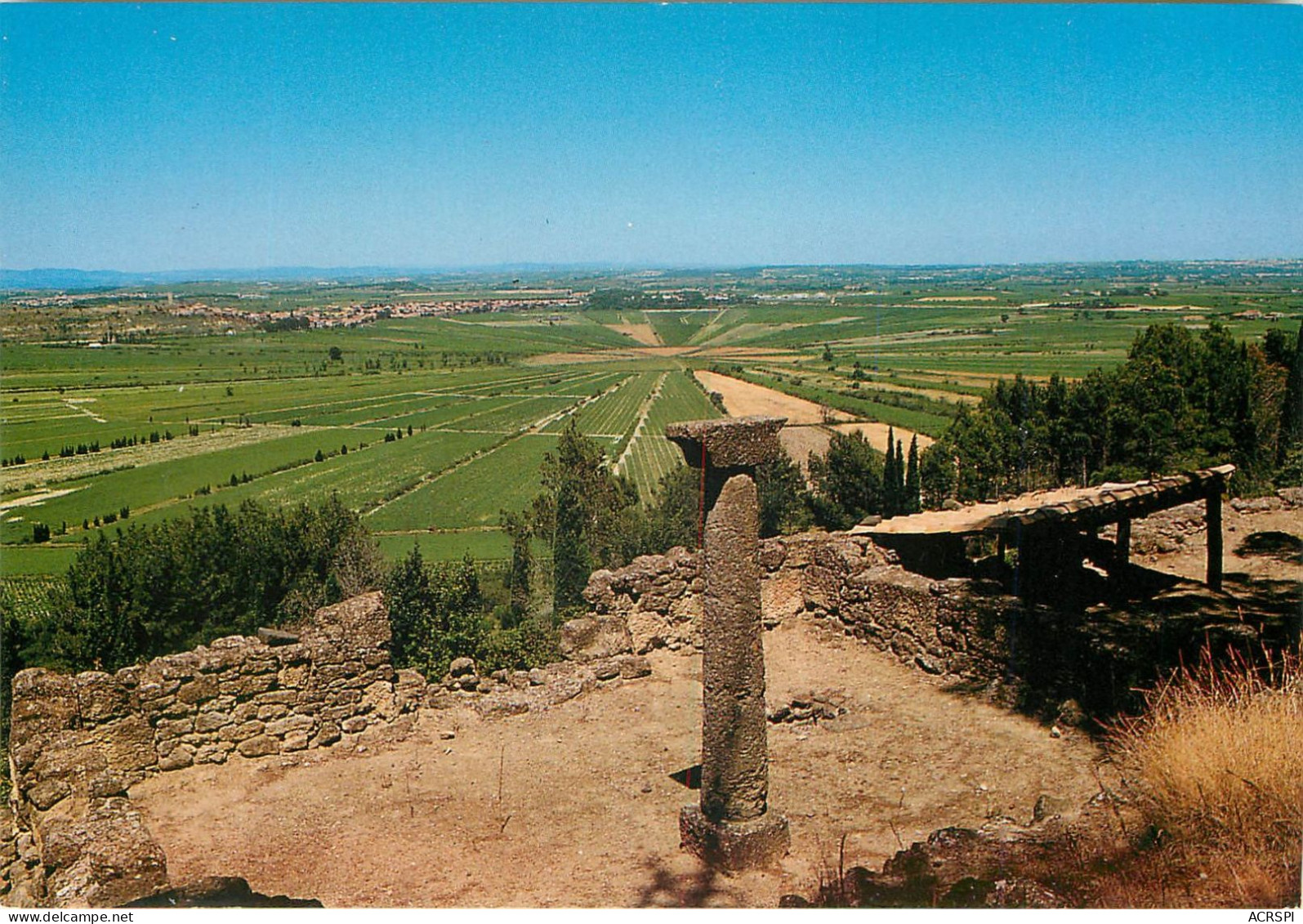 Environs De BEZIERS L Oppidum D Enserune 12(scan Recto-verso) MC2485 - Beziers