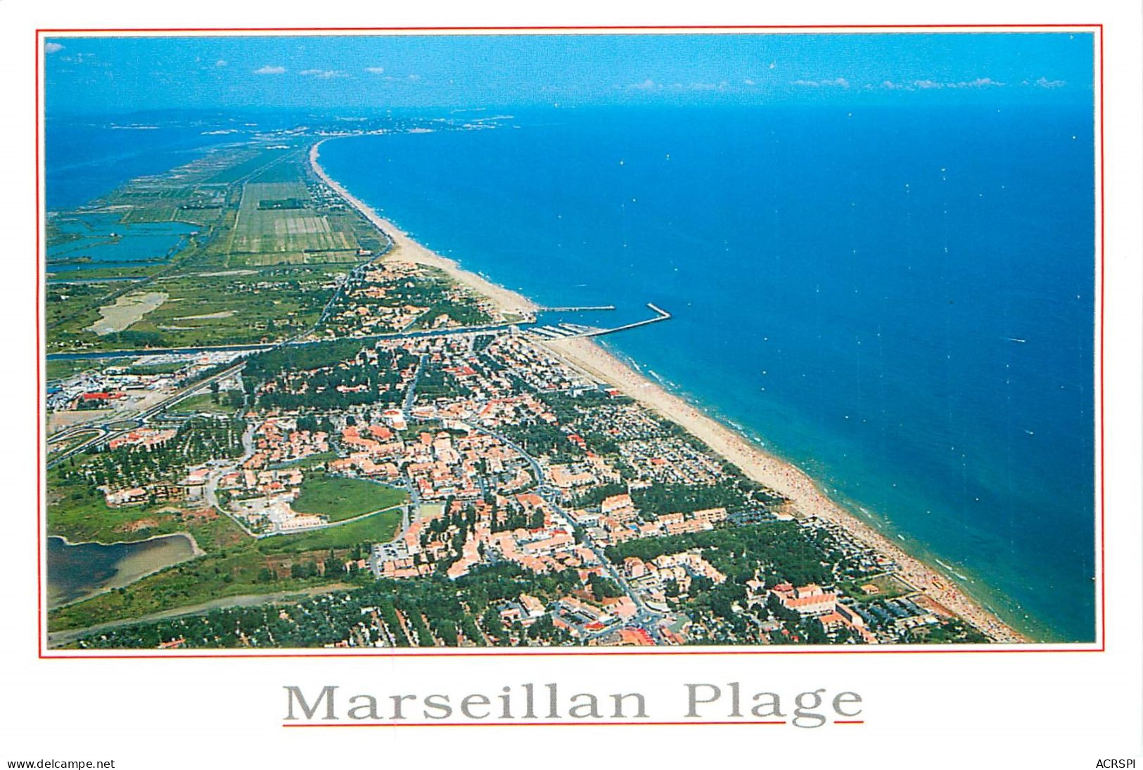MARSEILLAN PLAGE Entre Mediterranee Et Etang De Thau 27(scan Recto-verso) MC2484 - Marseillan