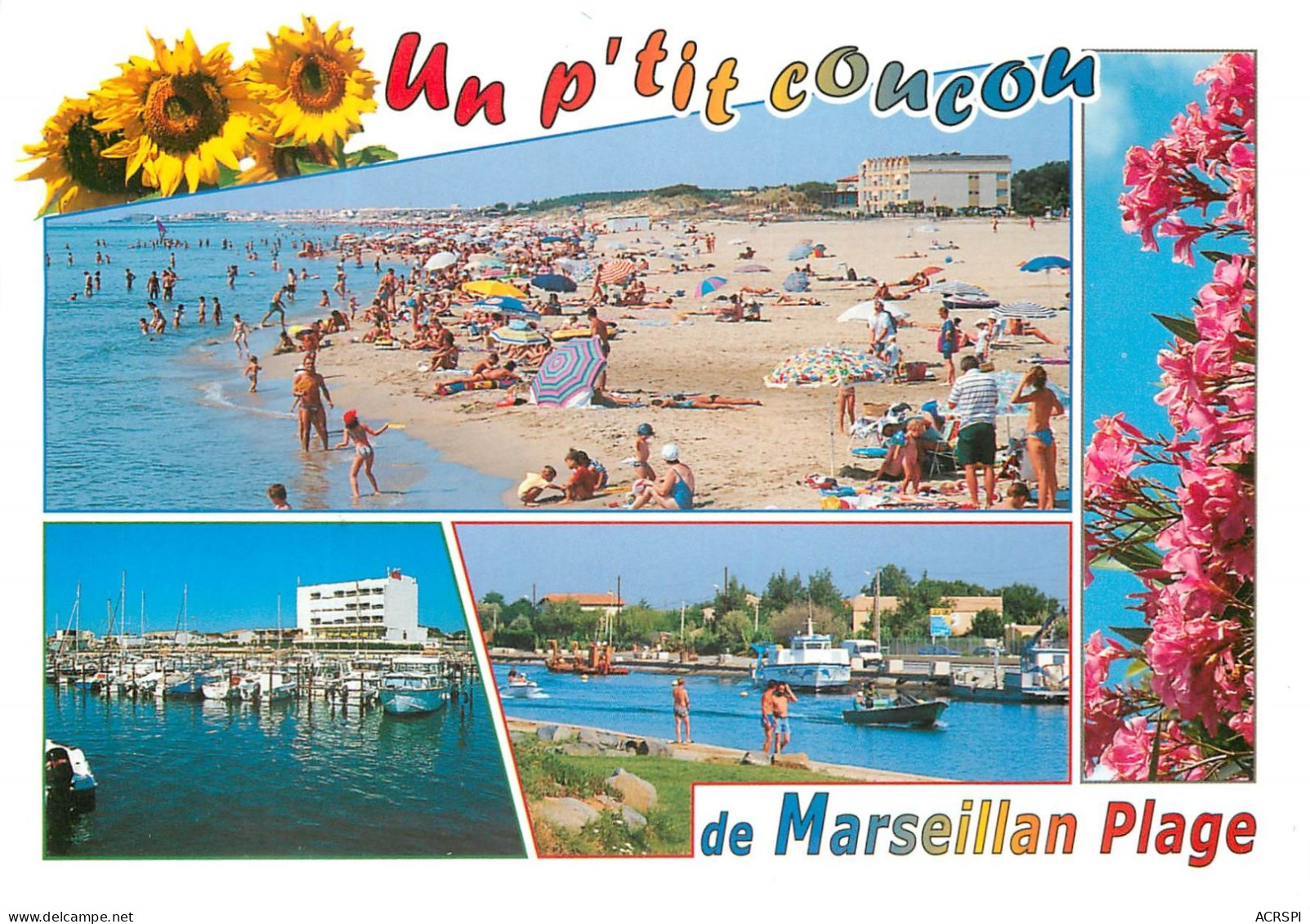 MARSEILLAN PLAGE 14(scan Recto-verso) MC2485 - Marseillan