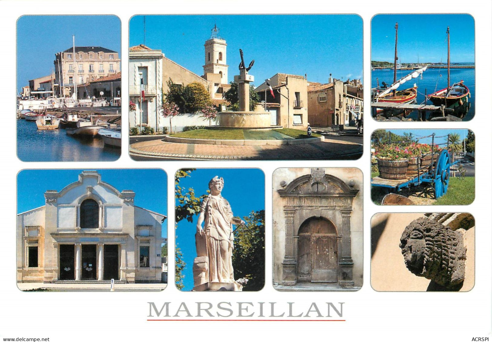 MARSEILLLAN Charmant Village De Pecheurs 17(scan Recto-verso) MC2485 - Marseillan