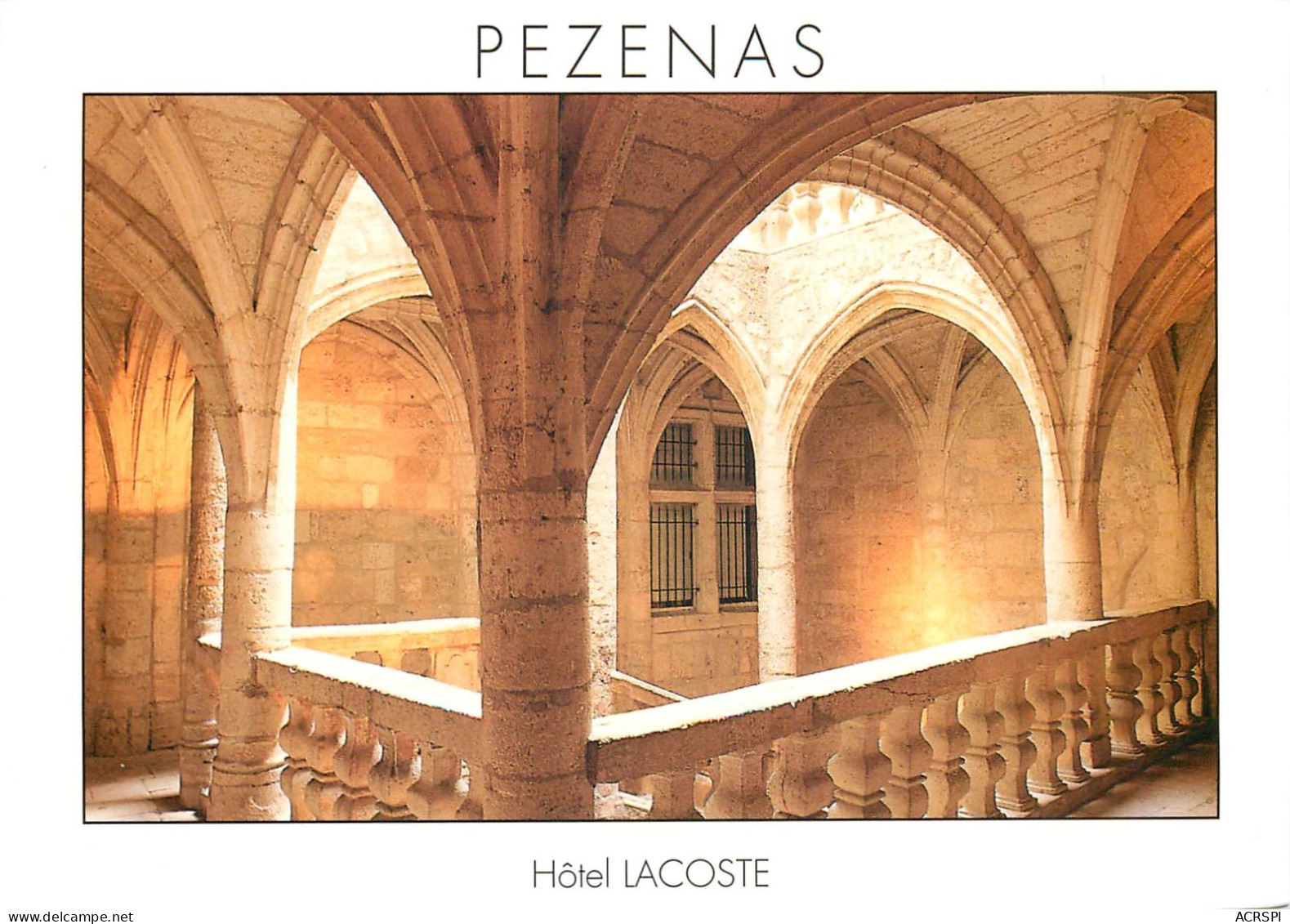 PEZENAS Hotel Lacoste 4(scan Recto-verso) MC2483 - Pezenas