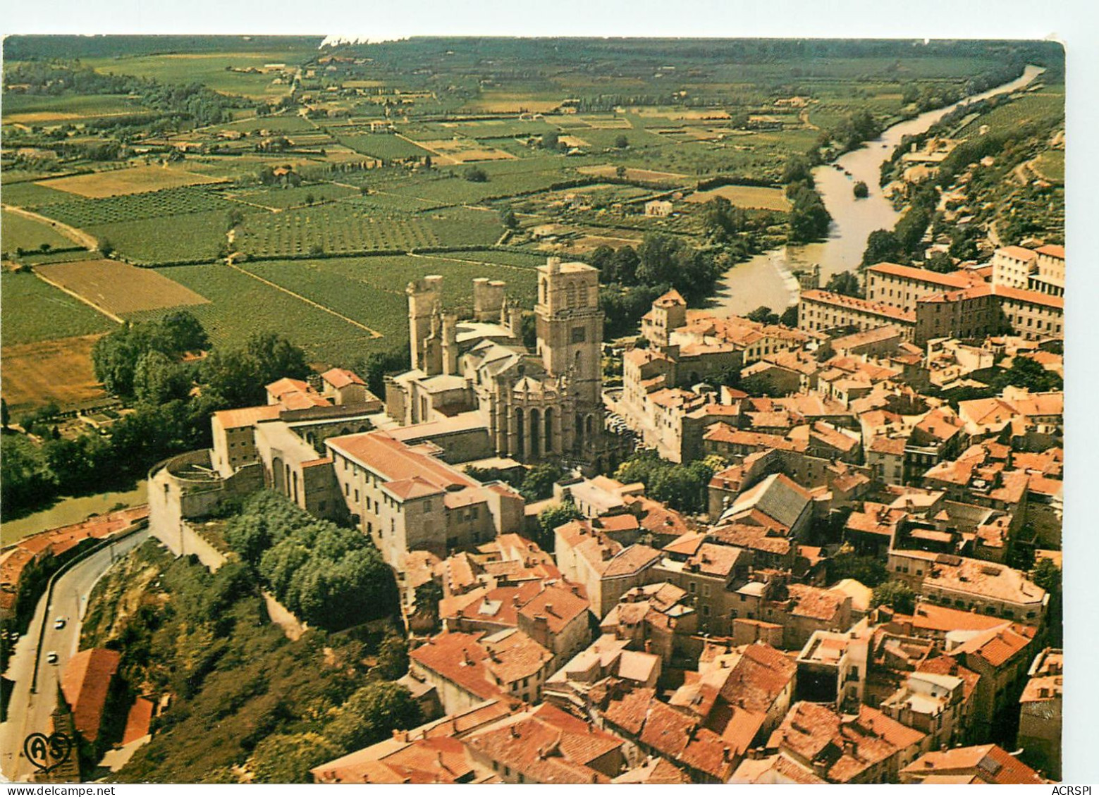 BEZIERS Vue Generale Panoramique Aerienne 3(scan Recto-verso) MC2482 - Beziers