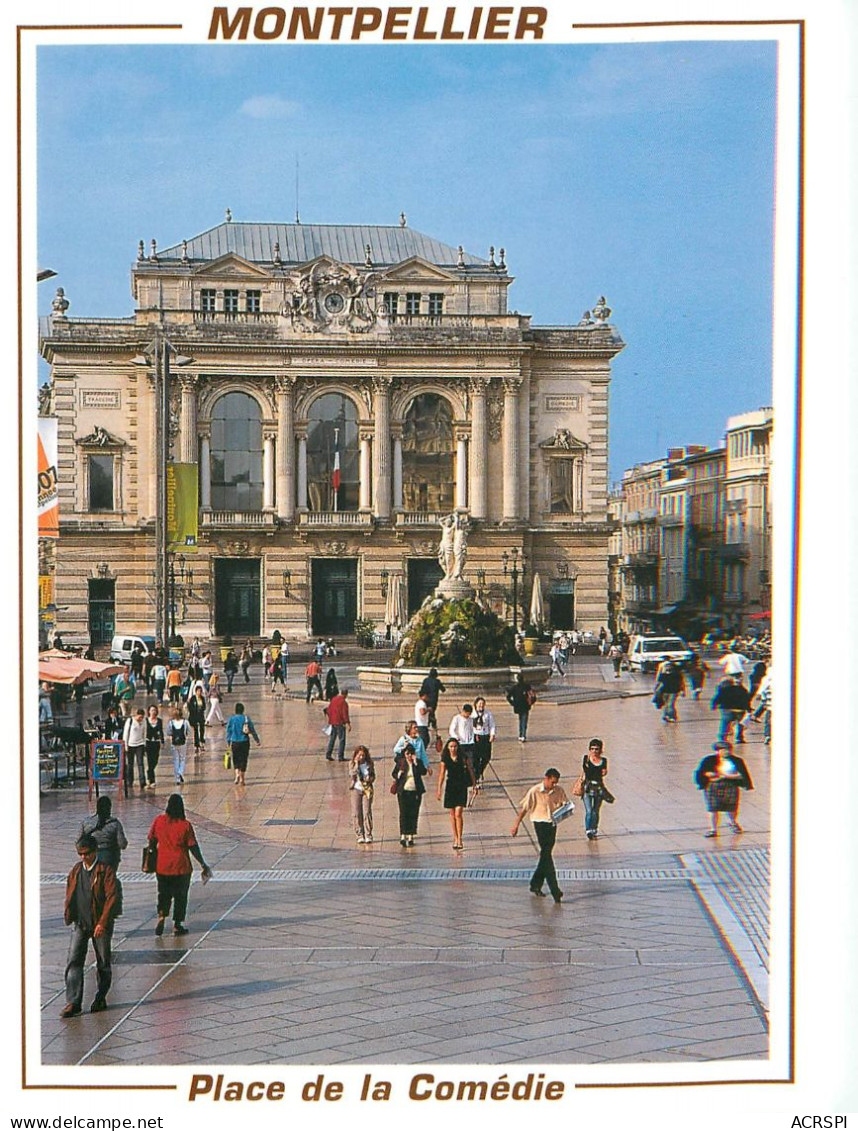 MONTPELLIER Place De La Comedie 4(scan Recto-verso) MC2481 - Montpellier