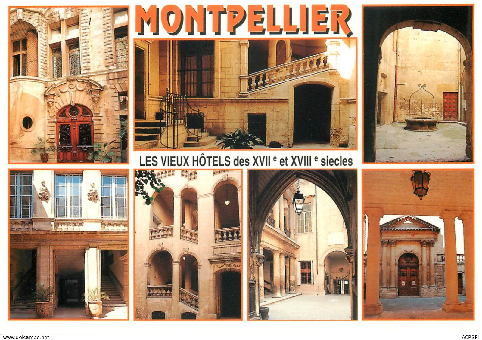 MONTPELLIER L Hotel De Sarret L Hotel De Montcalm 16(scan Recto-verso) MC2480 - Montpellier