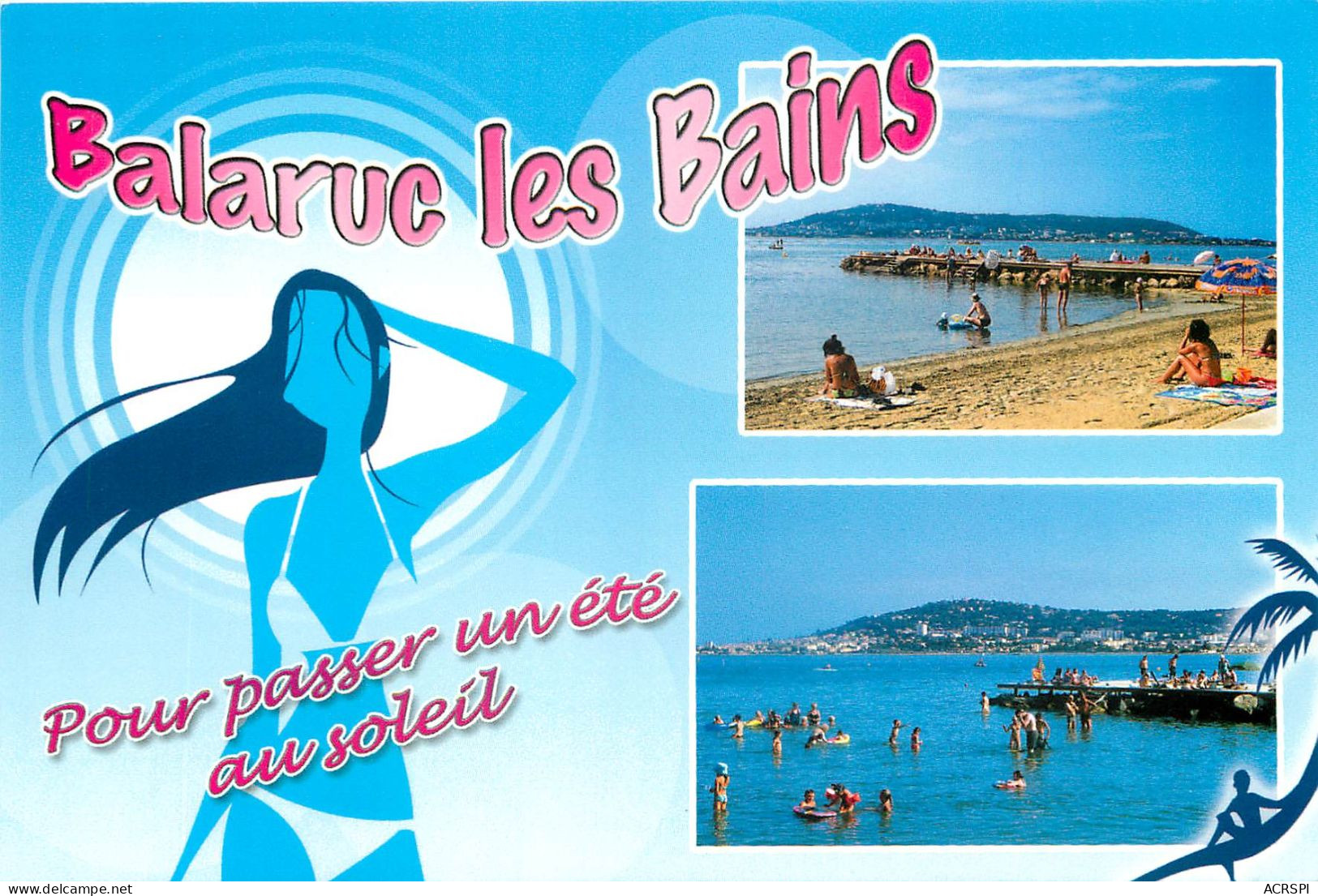 BALARUC LES BAINS Station Balneaire Et Thermale Du Bassin De Thau 22(scan Recto-verso) MC2479 - Autres & Non Classés