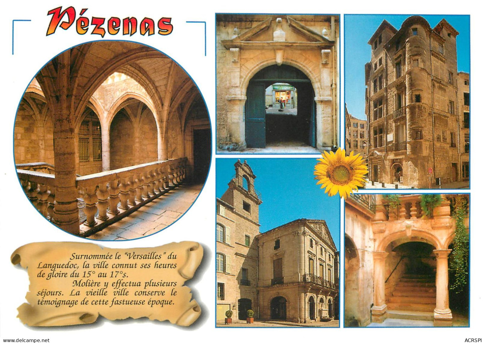 PEZENAS La Ville De Moliere En Flanant Dans La Vieille Ville 13(scan Recto-verso) MC2479 - Pezenas