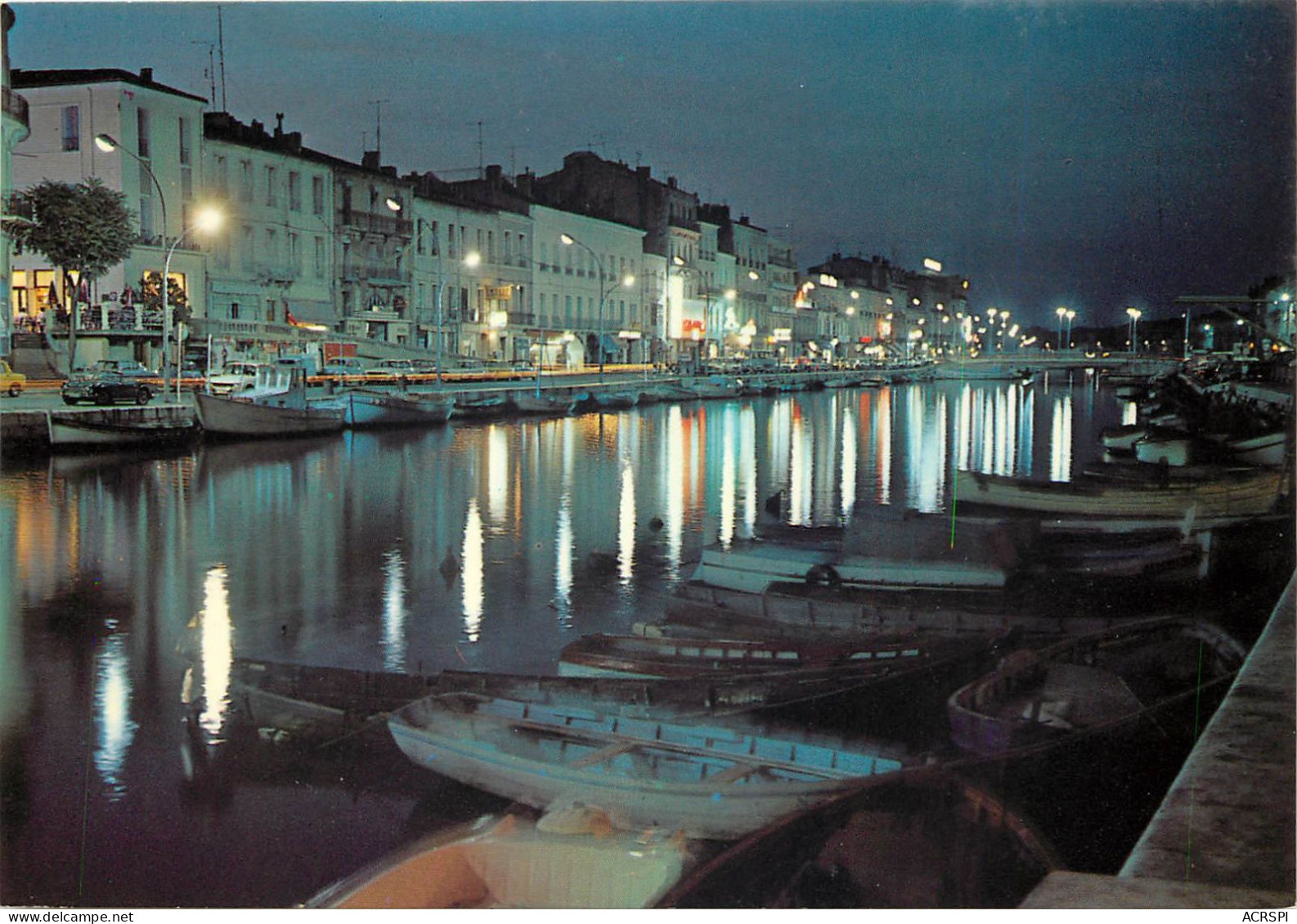 SETE Le Canal Vu De Nuit 15(scan Recto-verso) MC2478 - Sete (Cette)