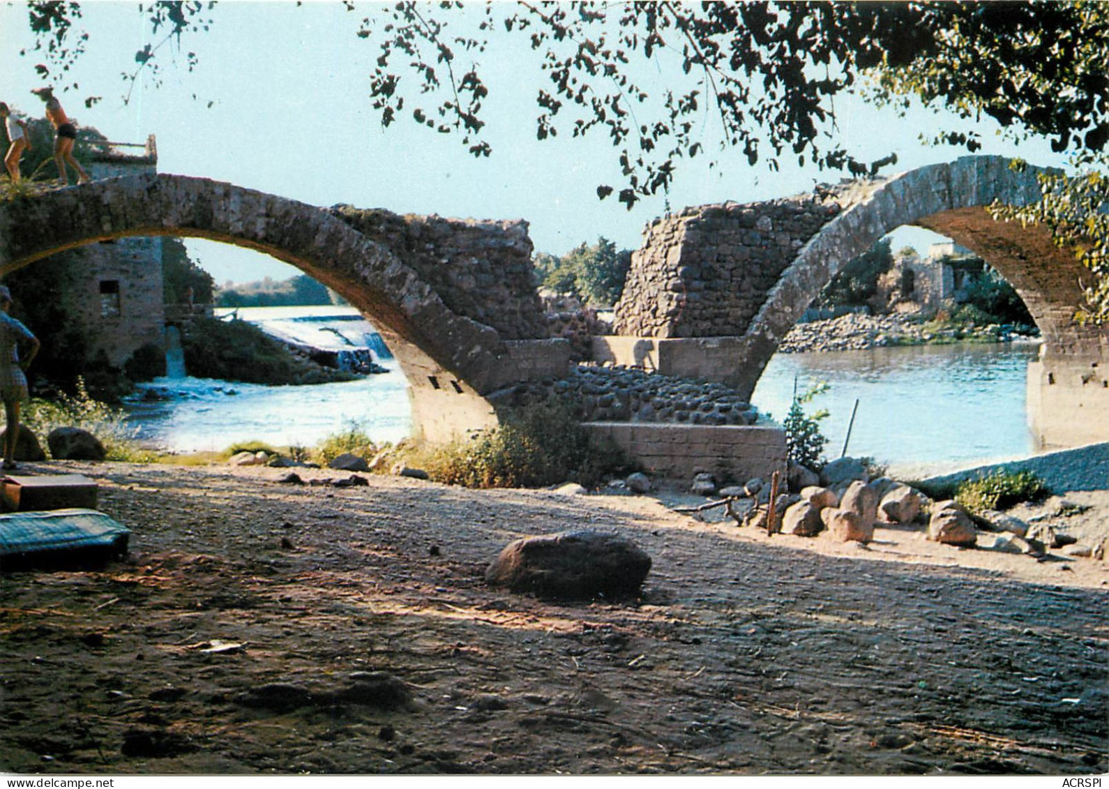 LE PONT ROMAIN SUR L HERAULT ENTRE FLORENSAC ET ST THIBERY 8(scan Recto-verso) MC2478 - Autres & Non Classés