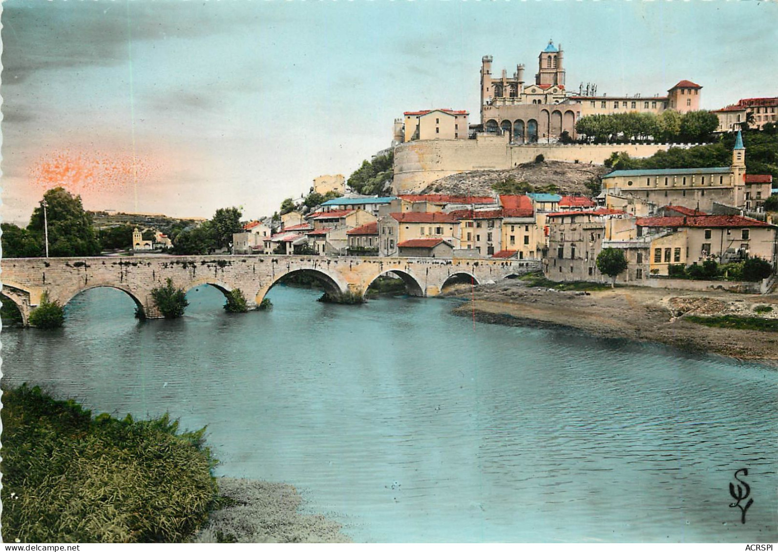 BEZIERS Le Vieux Pont Moyenageux 1(scan Recto-verso) MC2478 - Beziers