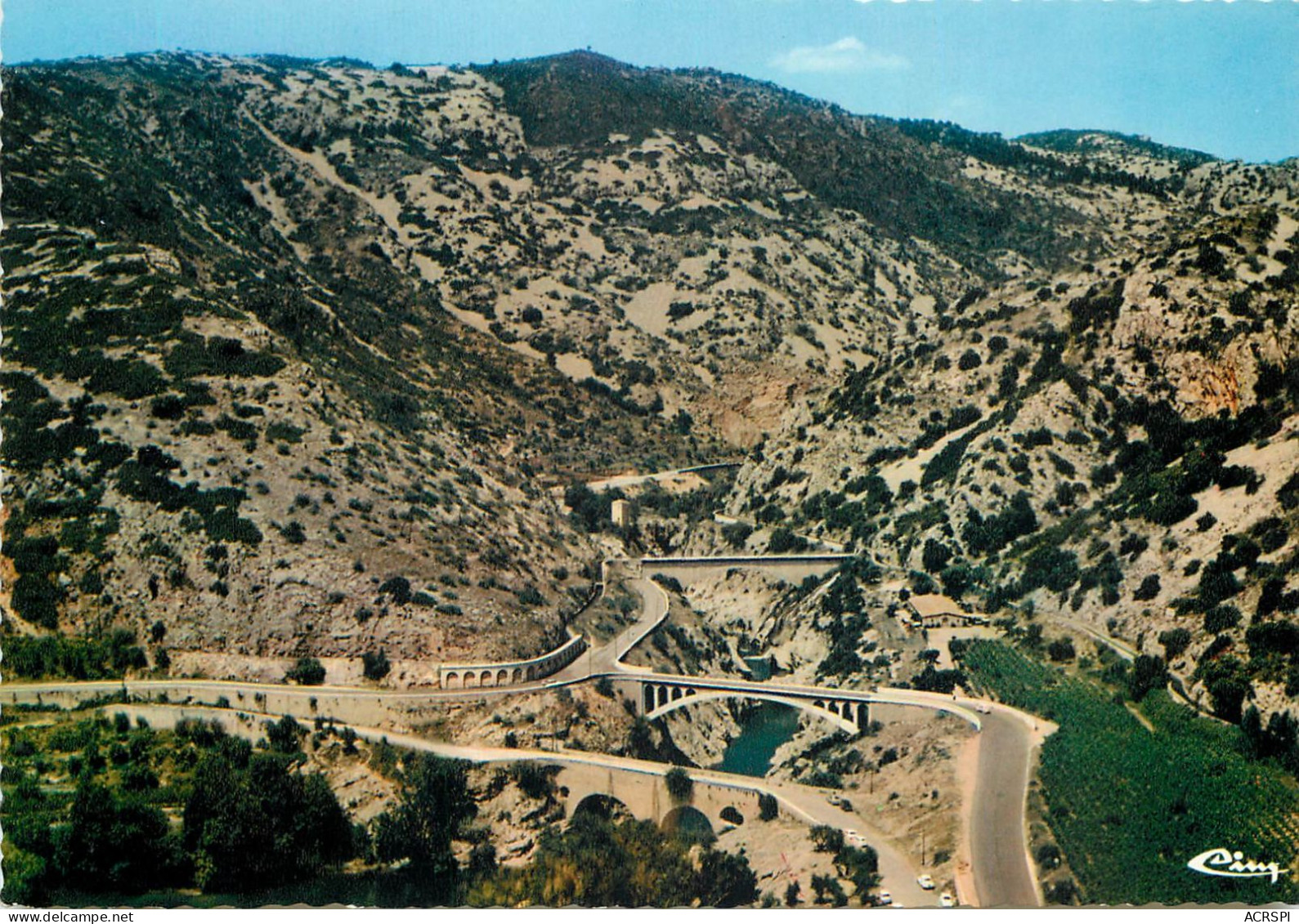 ST JEAN DE FOS ANIANE ST GUILHEM LE DESERT Vue Aerienne Le Pont Du Diable 26(scan Recto-verso) MC2477 - Autres & Non Classés