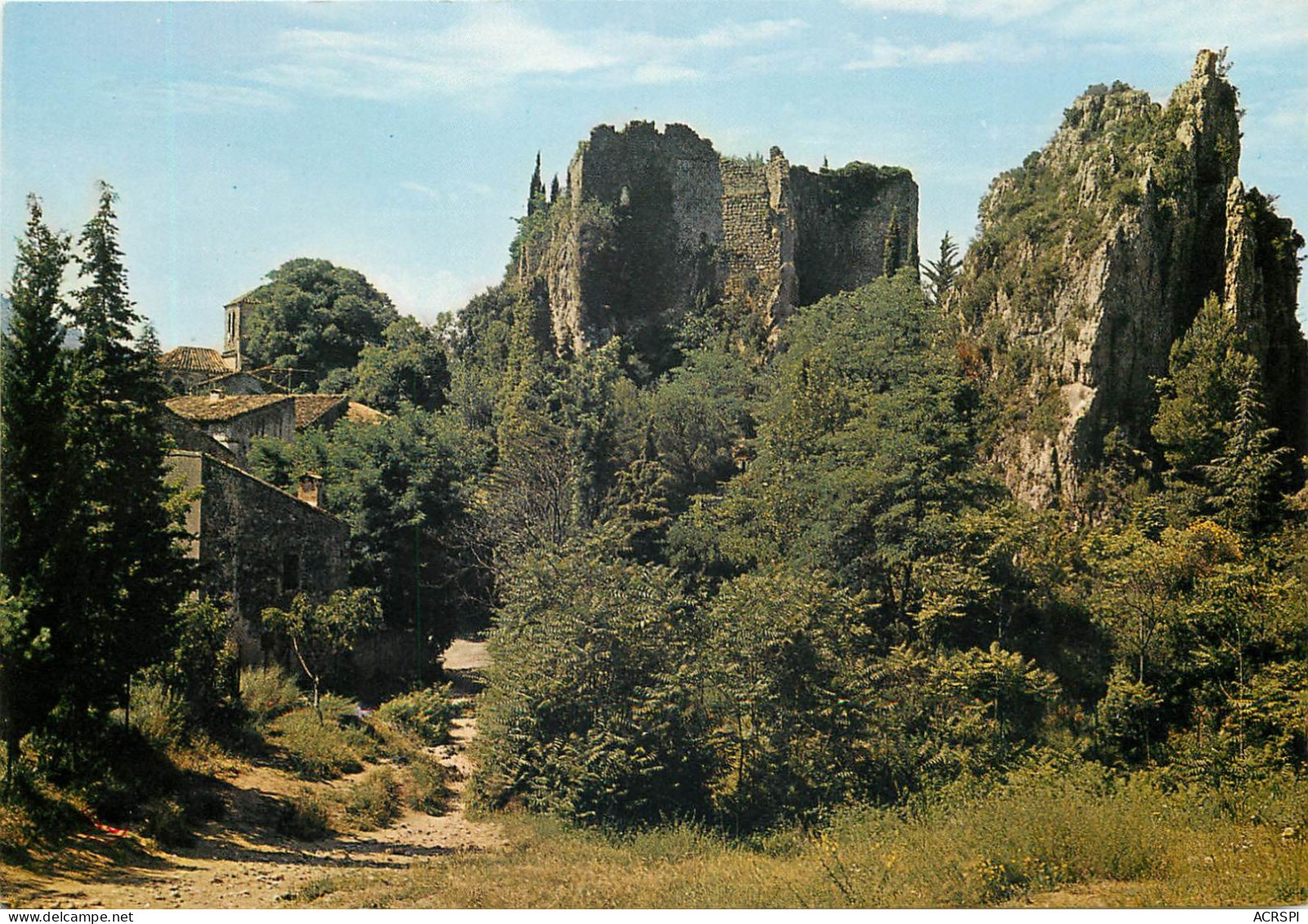 Le Cirque De MOUREZE Le Village Et Les Ruines Du Chateau 27(scan Recto-verso) MC2477 - Autres & Non Classés