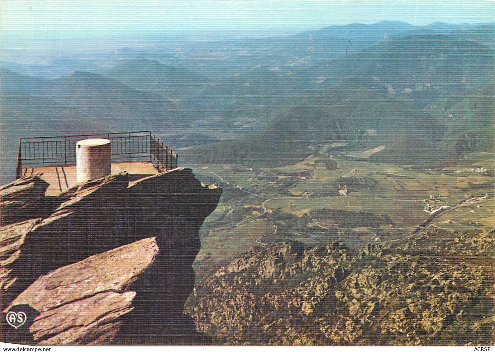 LAMALOU LES BAINS La Table D Orientation Du Caroux 10(scan Recto-verso) MC2499 - Lamalou Les Bains