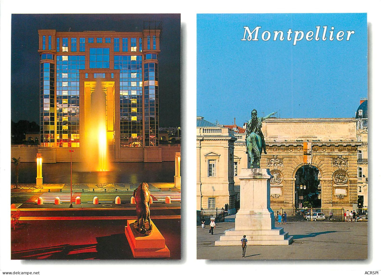 MONTPELLIER Hotel De Region Promenade Du Peyrou 15(scan Recto-verso) MC2499 - Montpellier