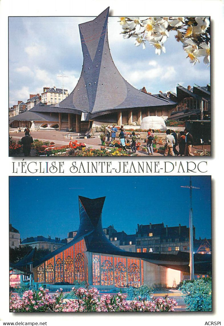 ROUEN L EGLISE SAINTE JEANNE D ARC Place Du Vieux Marche 26(scan Recto-verso) MC2498 - Rouen