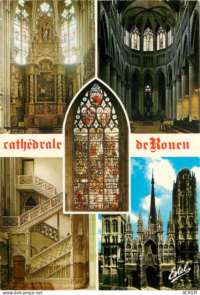 ROUEN La Cathedrale Notre Dame Une Des Plus Belle De France 276(scan Recto-verso) MC2498 - Rouen