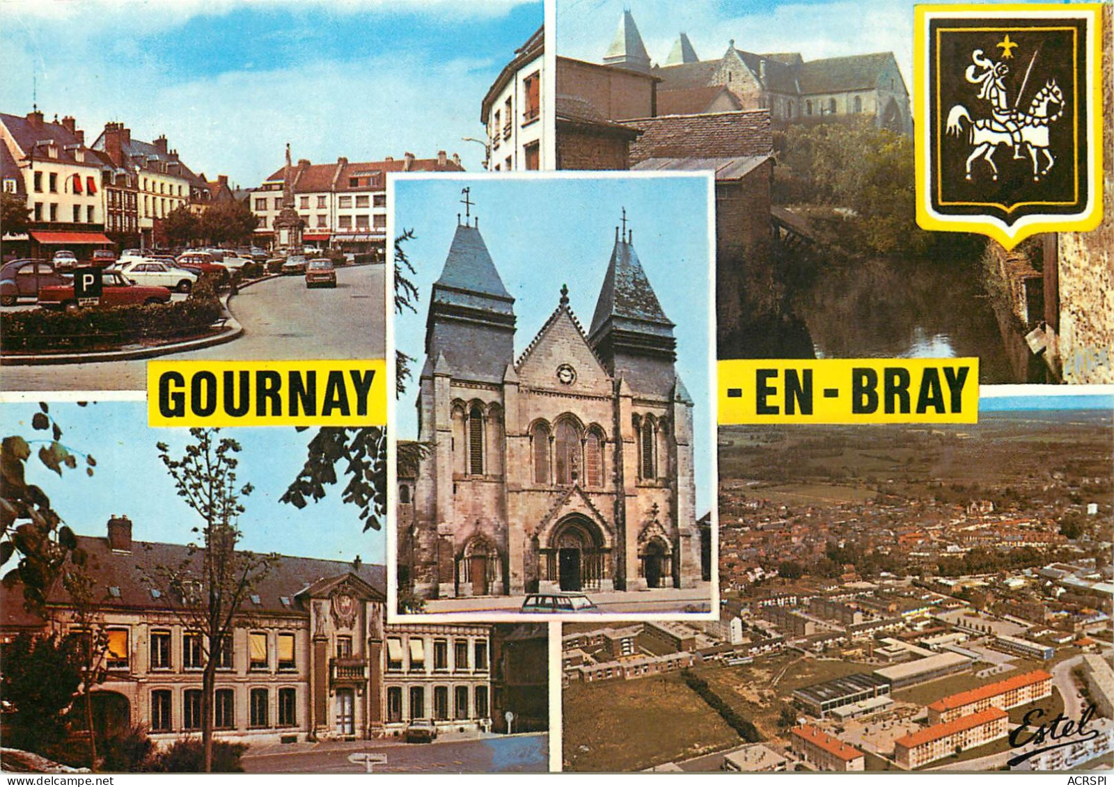 GOURNAY EN BRAY La Place Nationale L Epte 24(scan Recto-verso) MC2498 - Gournay-en-Bray