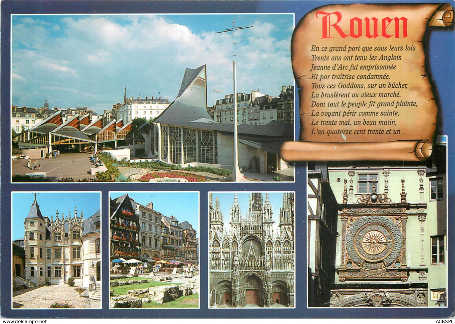 ROUEN L Eglise Sainte Jeanne D Arc 27(scan Recto-verso) MC2497 - Rouen