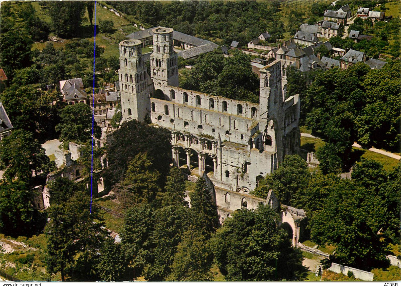 Abbaye De JUMIEGES Vue Aerienne 1(scan Recto-verso) MC2498 - Autres & Non Classés