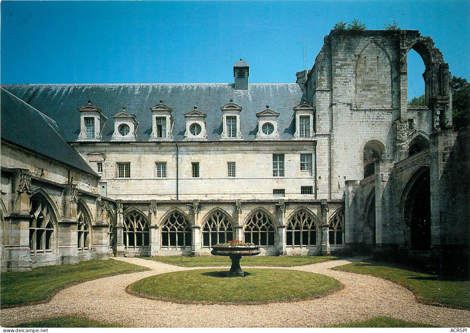 ABBAYE DE SAINT WANDRILLE Cloitre Et Ruines De L Ancienne Eglise 26(scan Recto-verso) MC2497 - Saint-Wandrille-Rançon