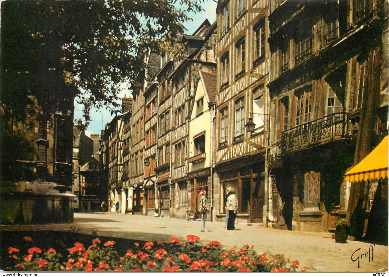 ROUEN Vieilles Maisons Rue Martainville 14(scan Recto-verso) MC2497 - Rouen