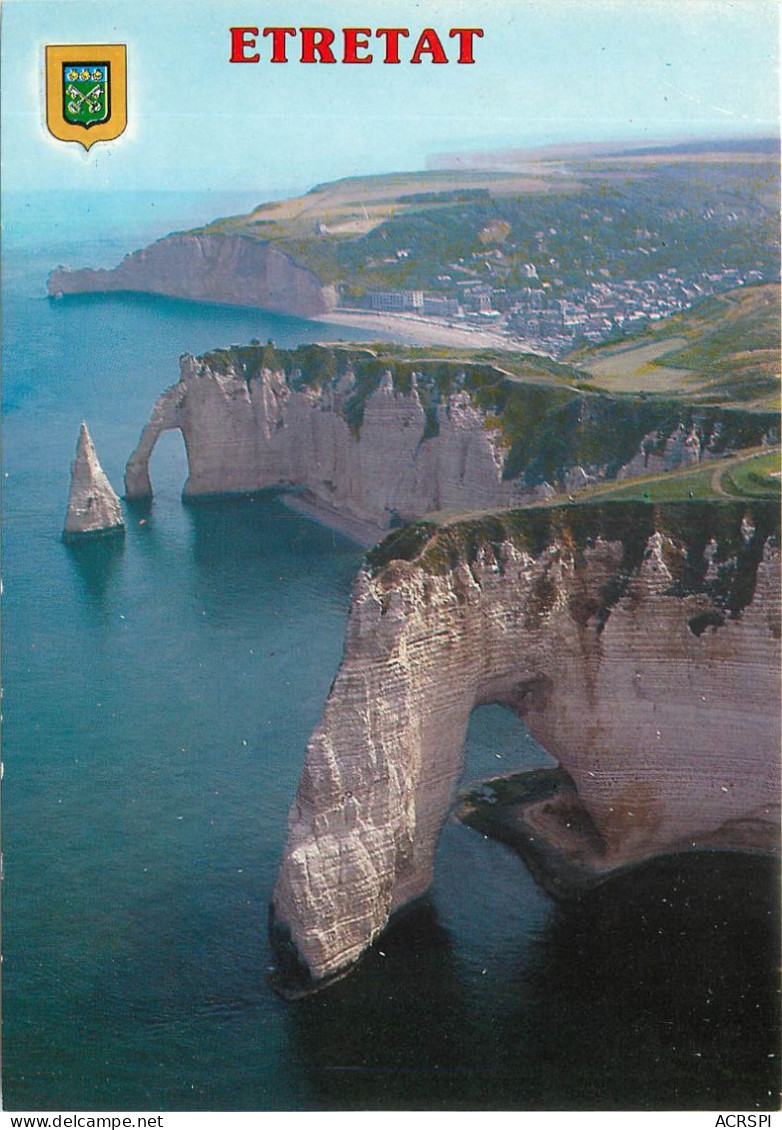 ETRETAT Vue Generale Sur Les Falaises Avec La Porte D Aval 12(scan Recto-verso) MC2497 - Etretat