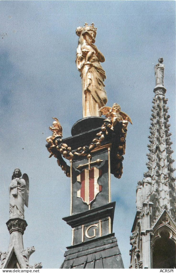 Cathedrale Notre Dame De ROUEN La Vierge Et L Enfant Jesus 4(scan Recto-verso) MC2497 - Rouen