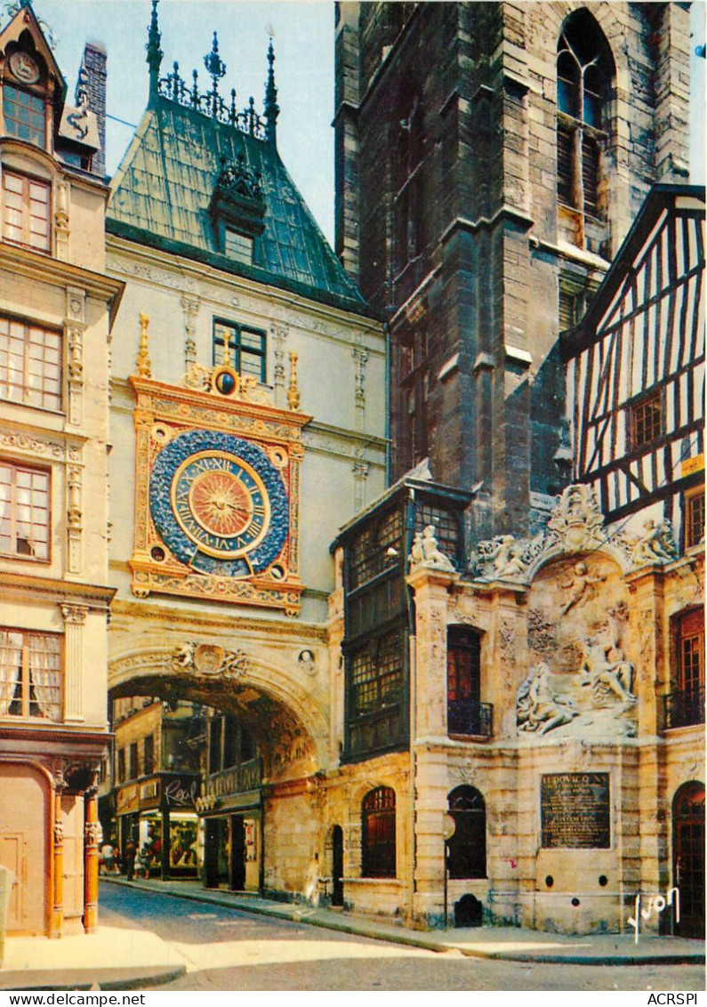 ROUEN Le Gros Horloge L Arcade 29(scan Recto-verso) MC2496 - Rouen