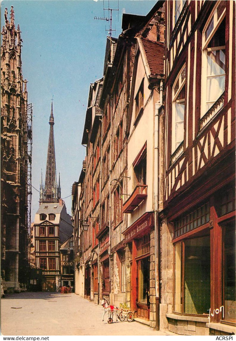 ROUEN Vieilles Maisons A Colombages De La Rue Martainville 25(scan Recto-verso) MC2496 - Rouen