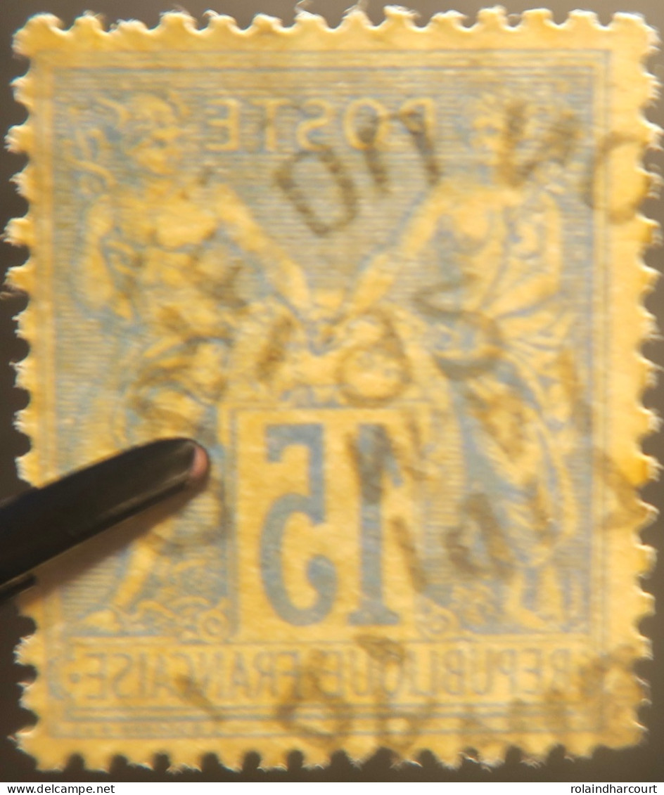 R1311/3040 - FRANCE - SAGE TYPE II N°90 Avec CàD De PARIS GARE DU NORD 17 MAI 1892 - 1876-1898 Sage (Type II)
