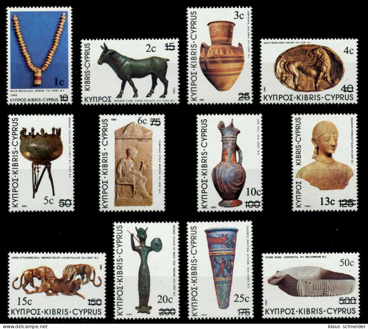 ZYPERN Nr 587-598 Postfrisch S03A1B2 - Unused Stamps