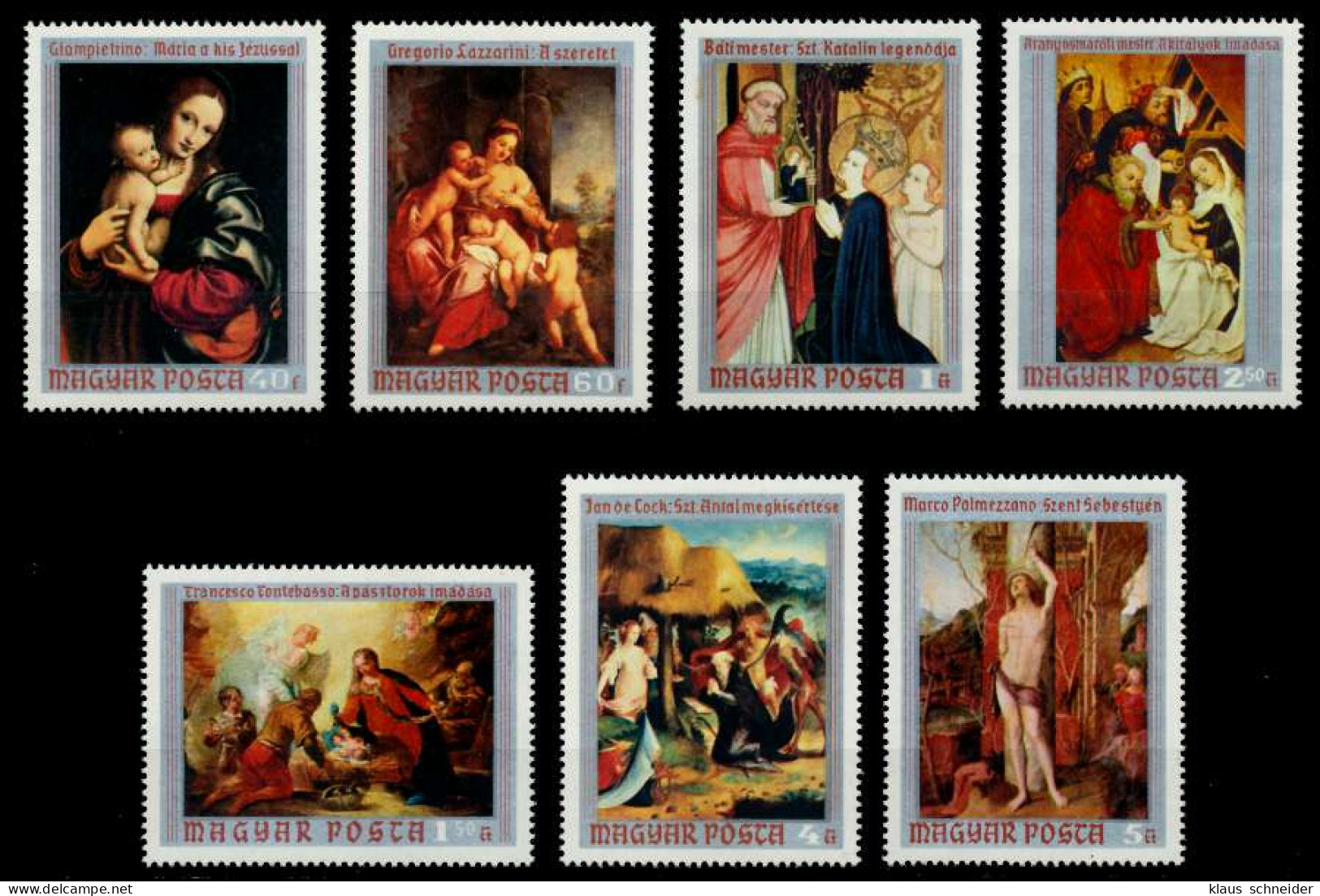 UNGARN Nr 2633A-2639A Postfrisch X92525E - Unused Stamps