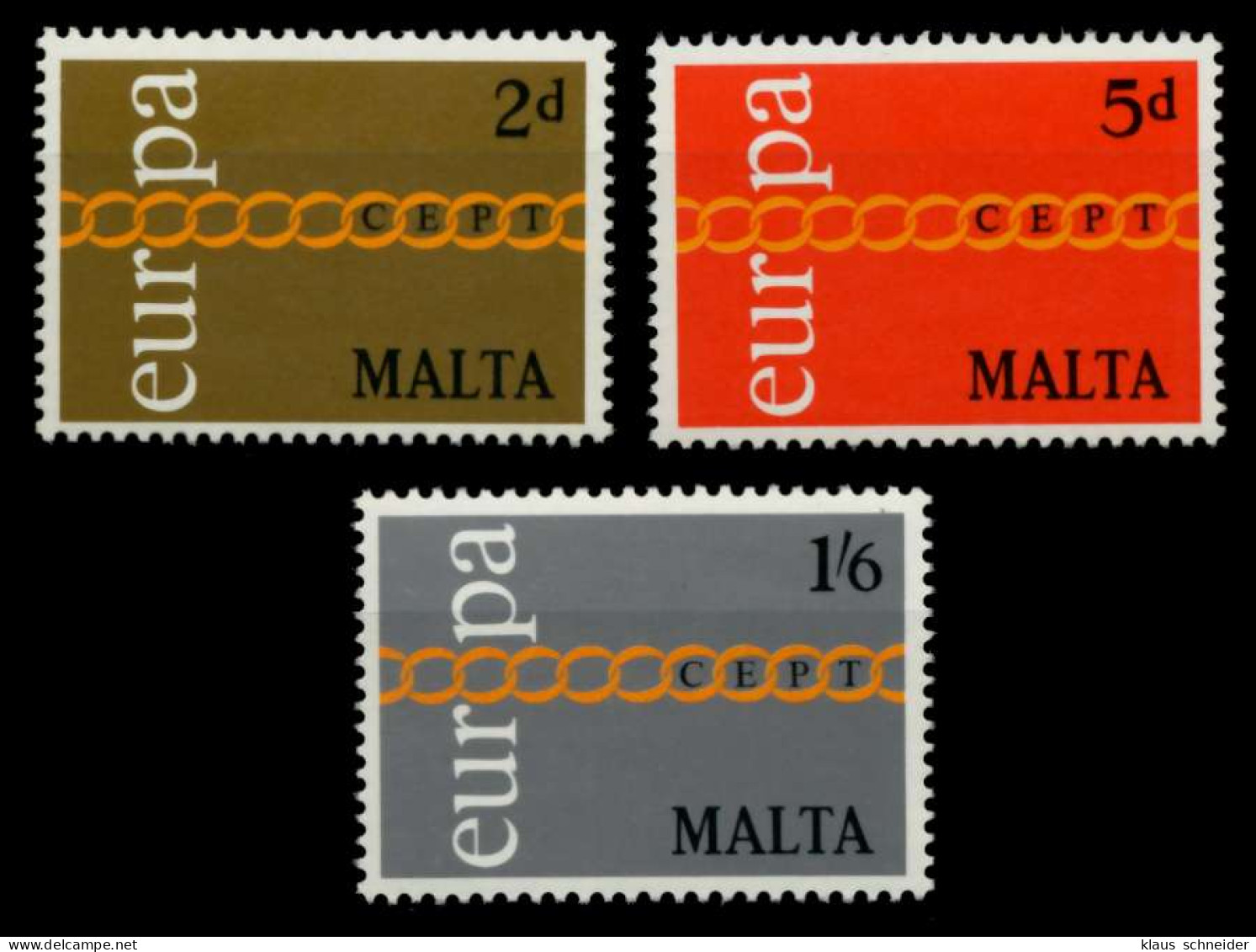 MALTA Nr 422-424 Postfrisch S03C9E6 - Malte