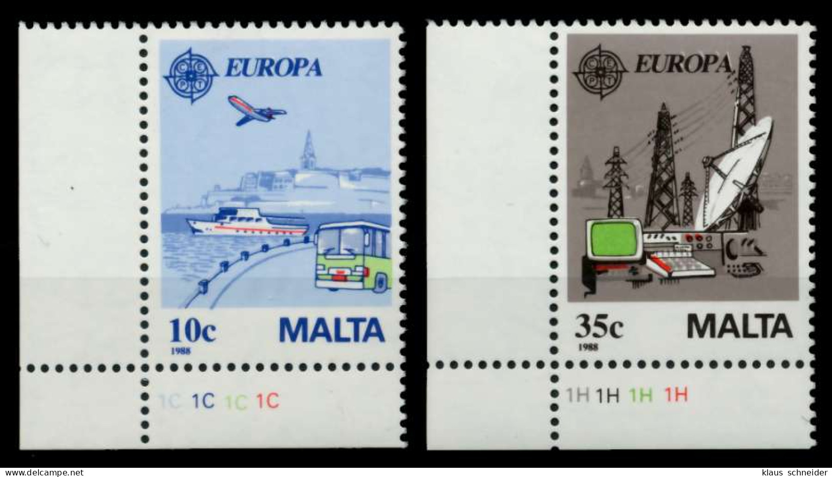 MALTA Nr 794-795 Postfrisch ECKE-ULI X925382 - Malte