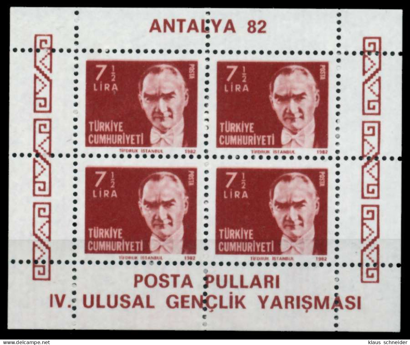 TÜRKEI Block 22A Postfrisch X92E38E - Blocks & Kleinbögen