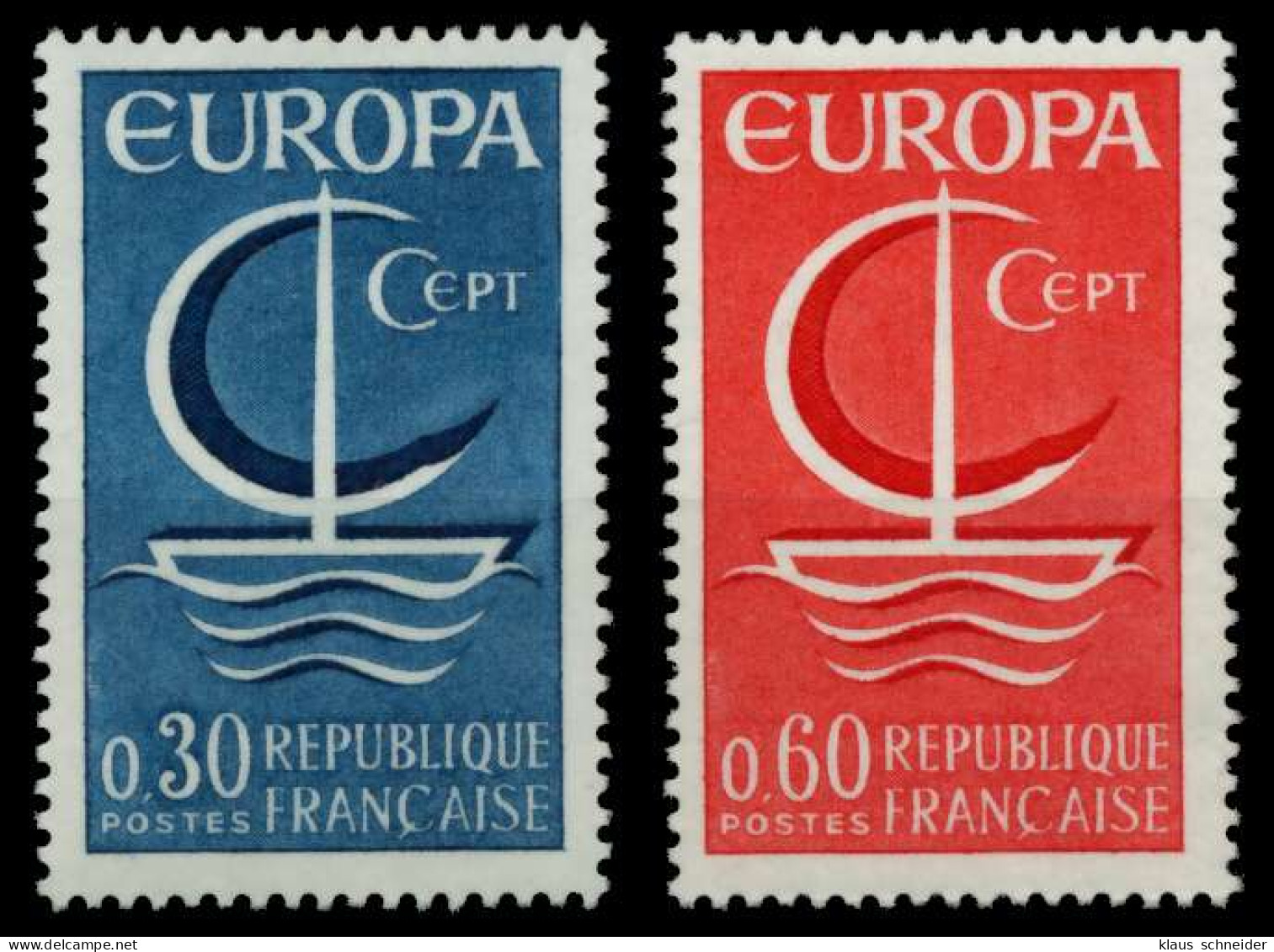 FRANKREICH 1966 Nr 1556-1557 Postfrisch X933ABA - Unused Stamps