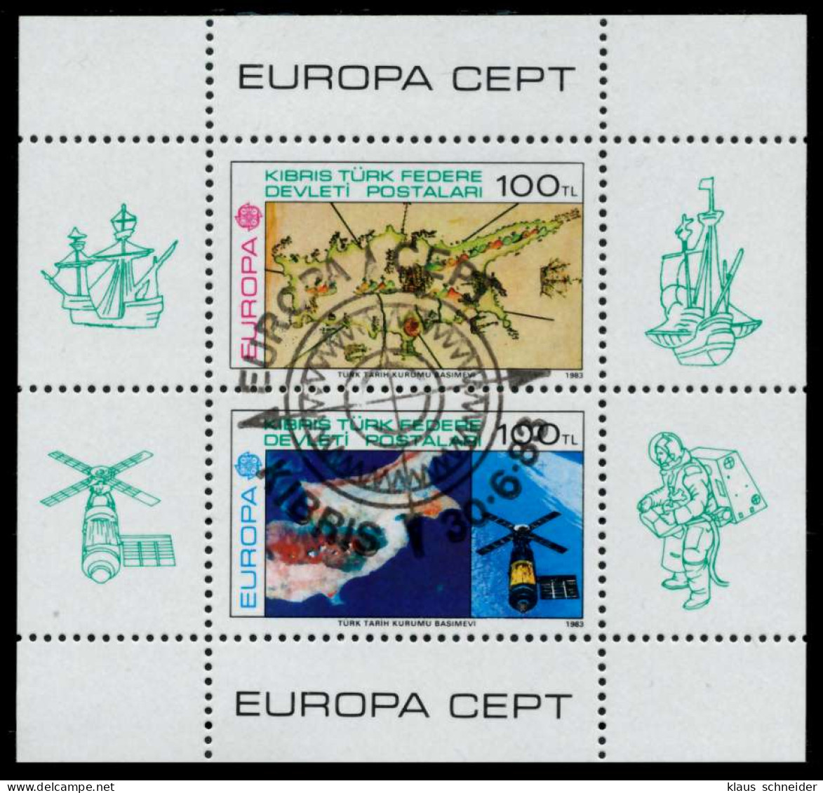 TÜRKISCH-ZYPERN Block 4 ESST Zentrisch Gestempelt X93858A - Used Stamps