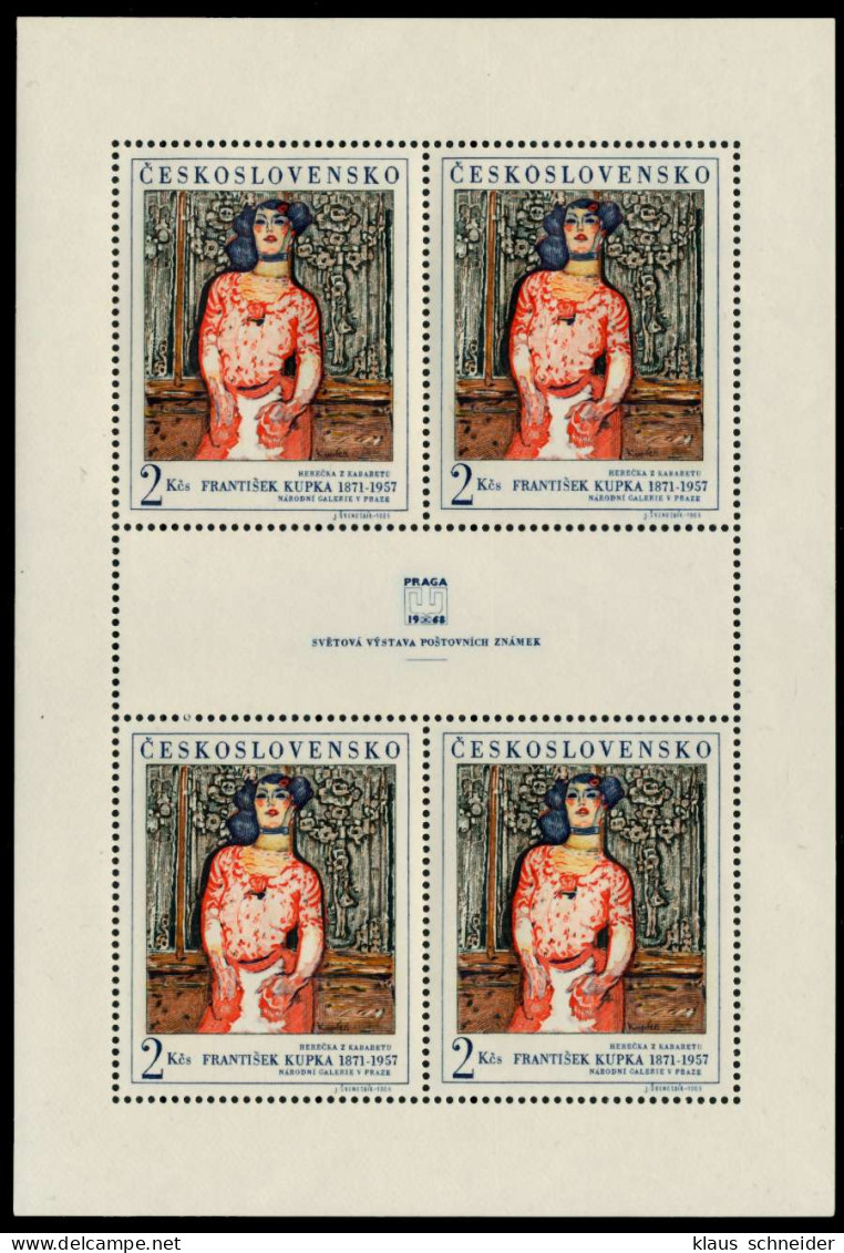CSSR Nr 1796KB Postfrisch KLEINBG S04625E - Blocks & Sheetlets